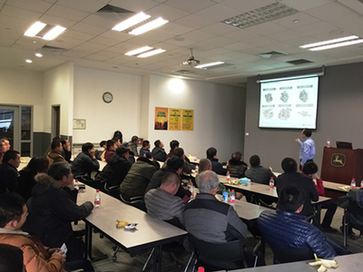 昌黎用戶參觀約翰迪爾工廠，零距離感受迪爾文化